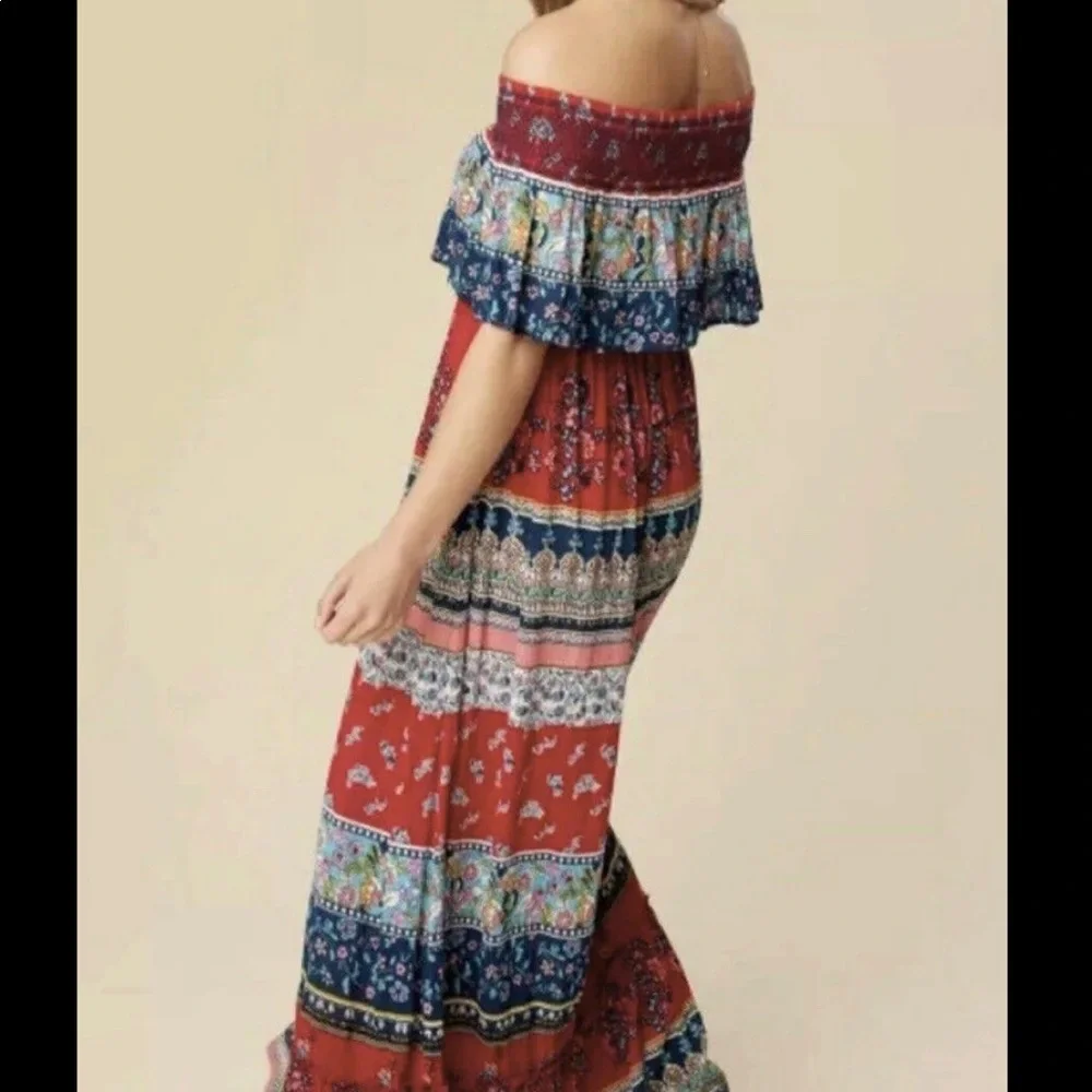 Altar’d state floral maxi dress size S - Picture 3 of 6